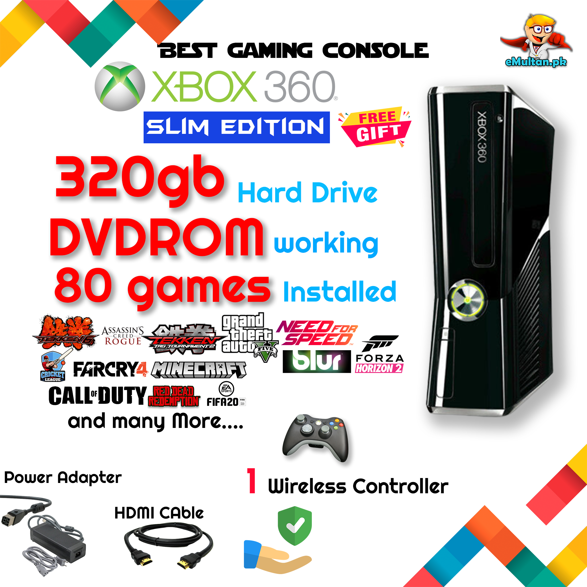 XBOX 360 SLIM 