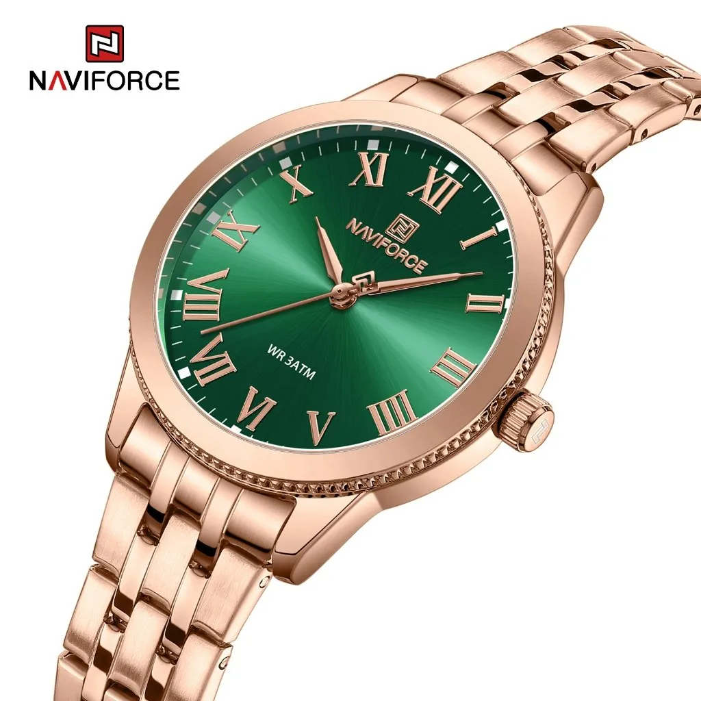 5032 Rose Gold green dial